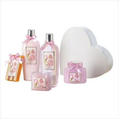 Rose Bath Set